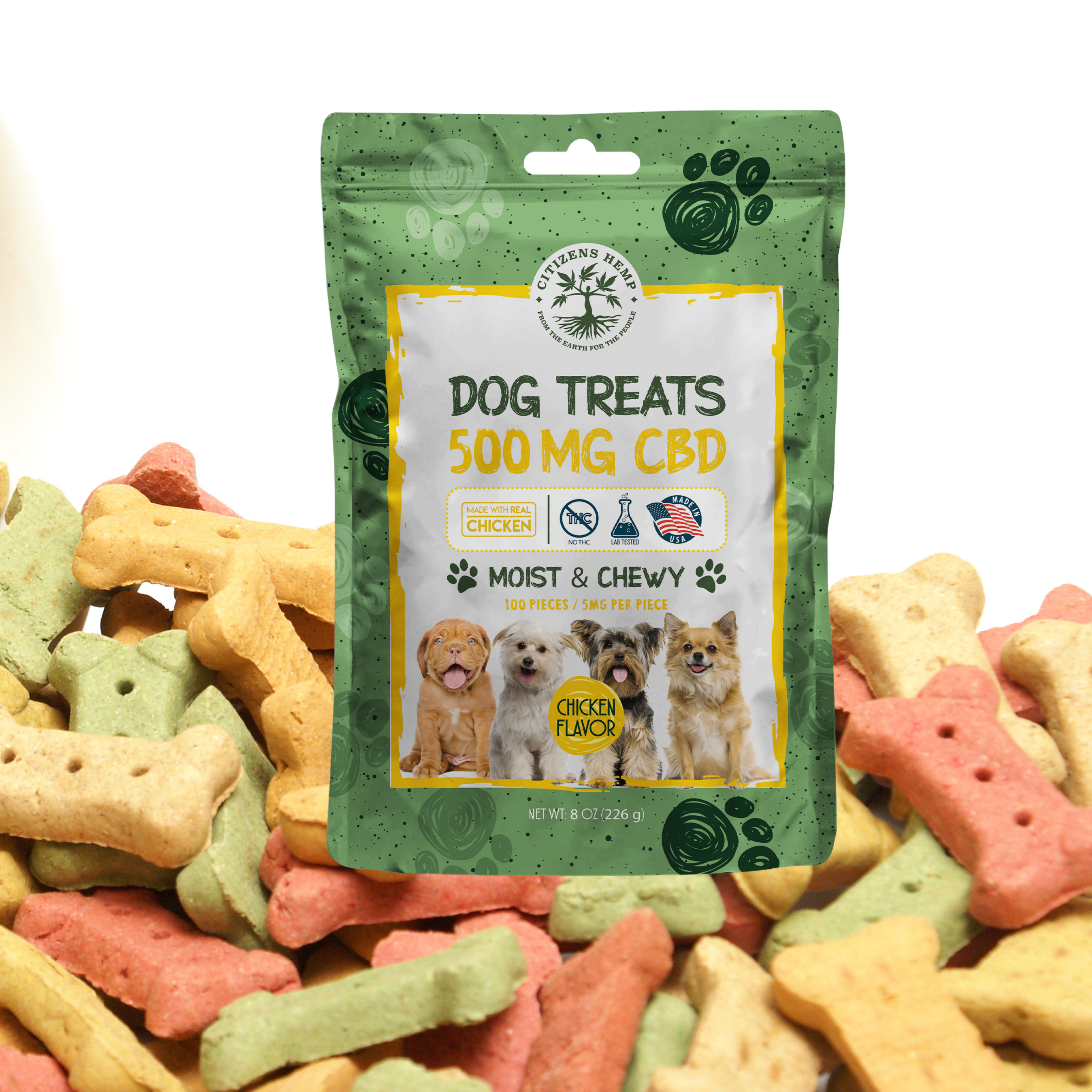 Citizens Hemp CBD Dog Treats 500MG Chicken