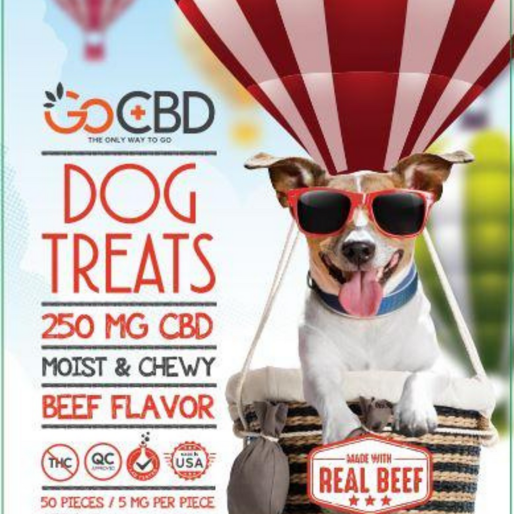 GoCBD CBD Dog Treats 250MG Beef