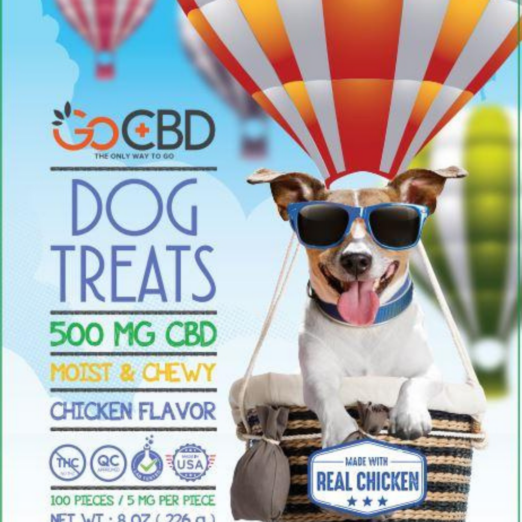 GoCBD CBD Dog Treats  500MG Chicken