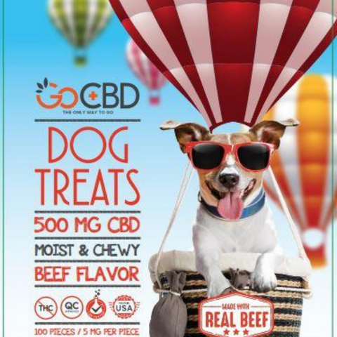 GoCBD CBD Dog Treats 500MG Beef