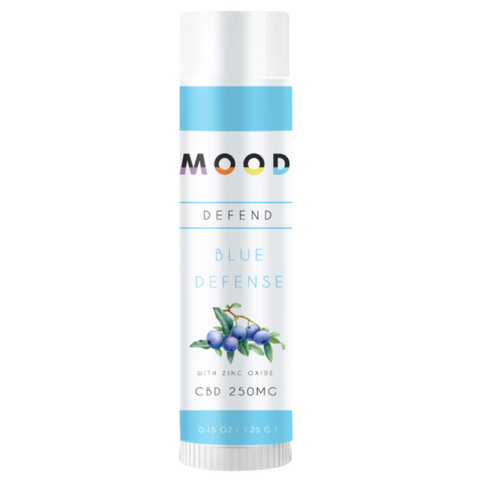 MOOD Skin Care Sunscreen CBD Lip Balm (Blueberry)