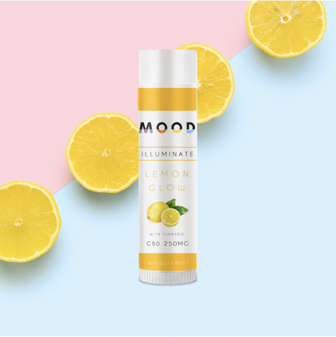 MOOD Skin Care Brightening Face Serum + Turmeric Lemon Lip Lightening Balm